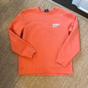 Stüssy Sweatshirt Size M Tangerine
